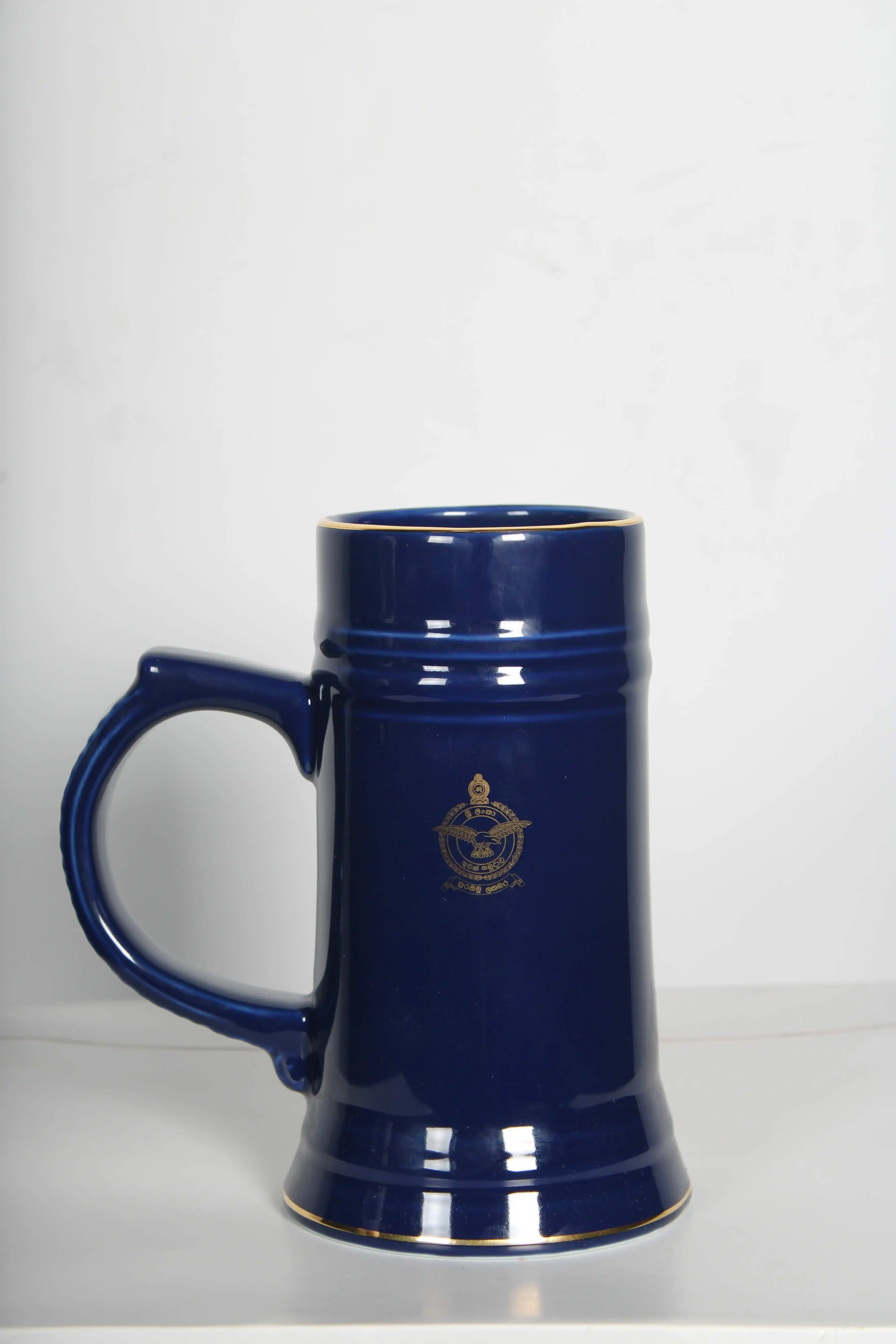 BEER MUG DARK BLUE